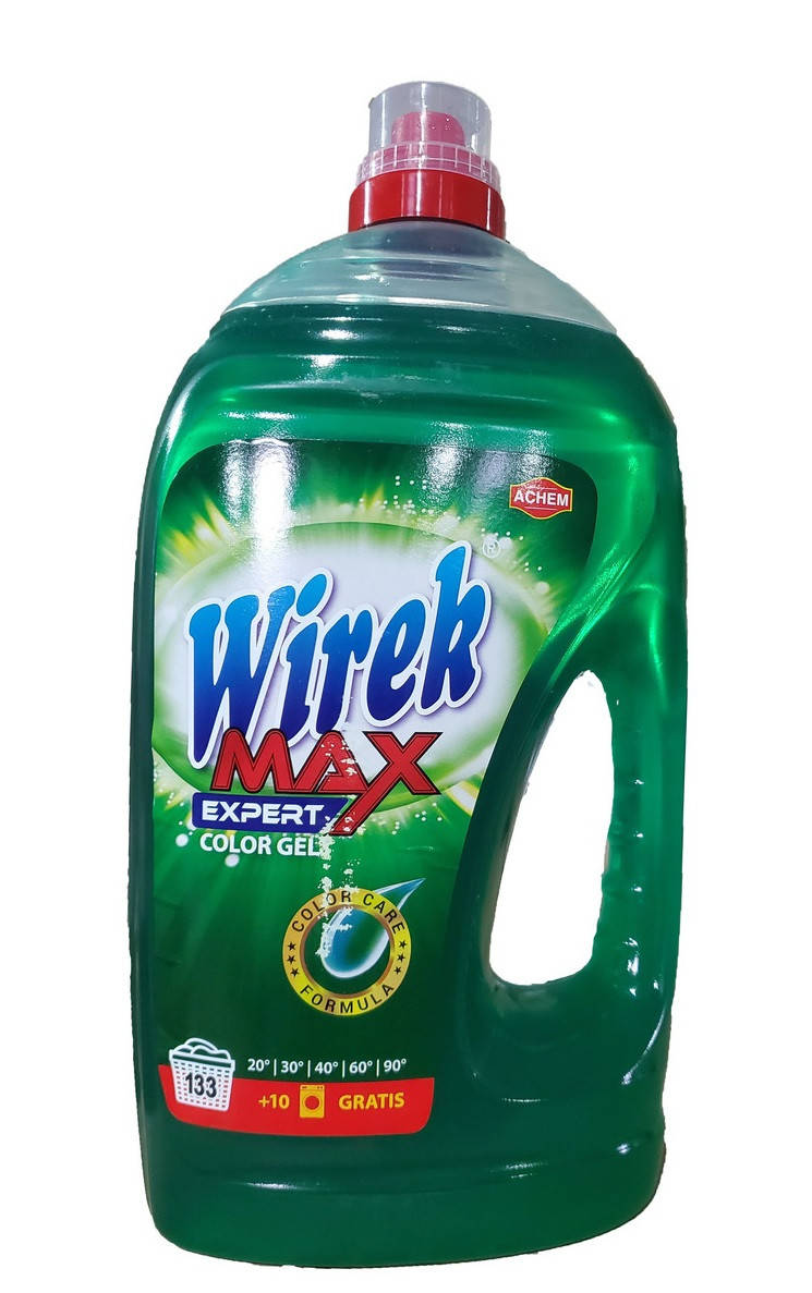 

Гель для стирки цветных тканей Wirek Max Expert Color 4.3 л