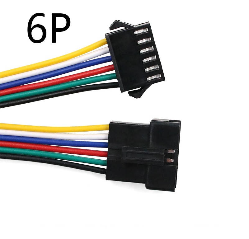 

Коннектор Комплект JST Connector 6pin (2 jack) с кабелем папа + мама