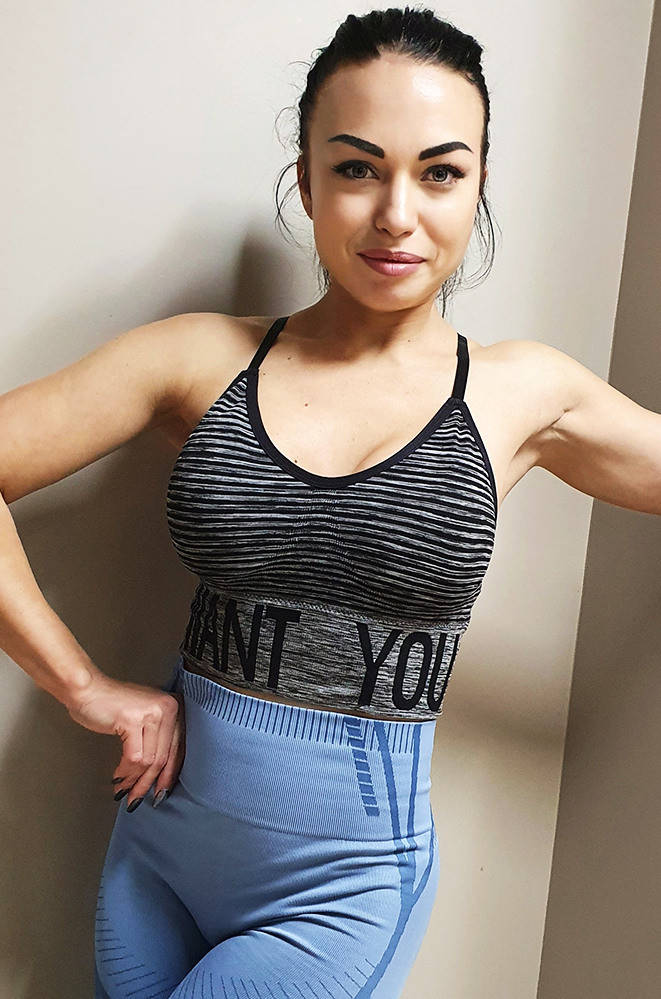 

Женский топ Want you черный 125840M