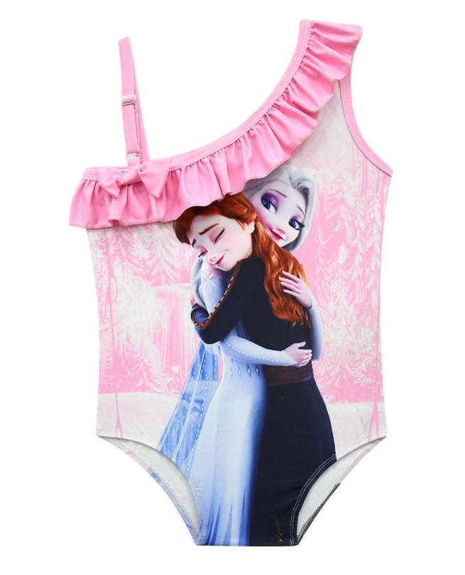 

Купальник детский сдельный для девочек Эльза Frozen через плечо