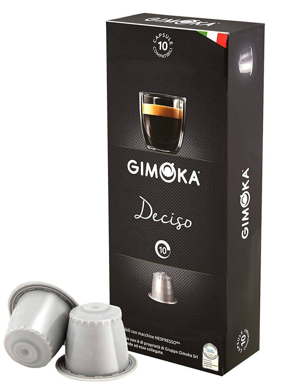 

Кофе в капсулах Gimoka Deciso 10 шт. (под Nespresso)