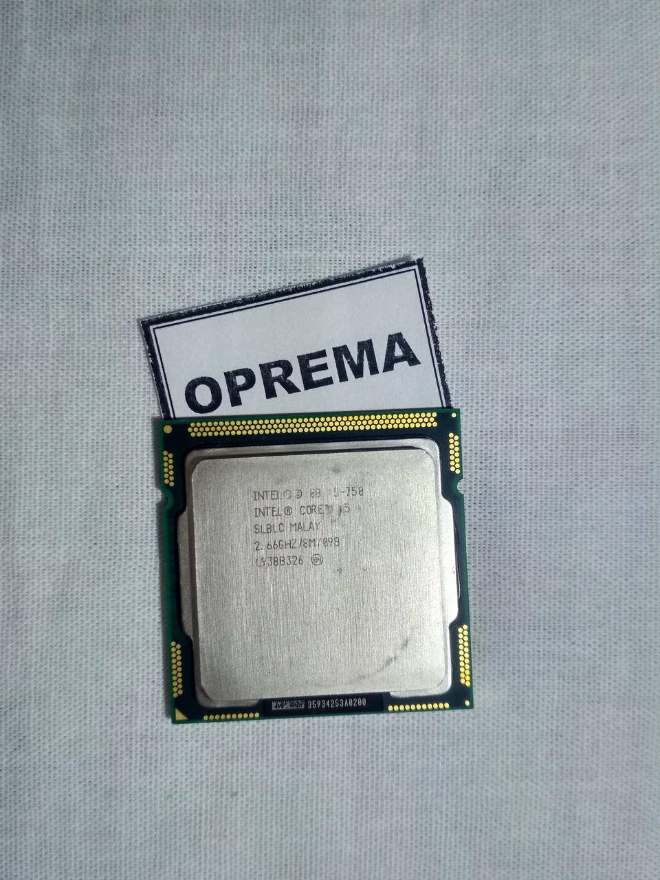 

Процессор Intel Core i5-750 (s1156/4x2.66~3.2GHz)