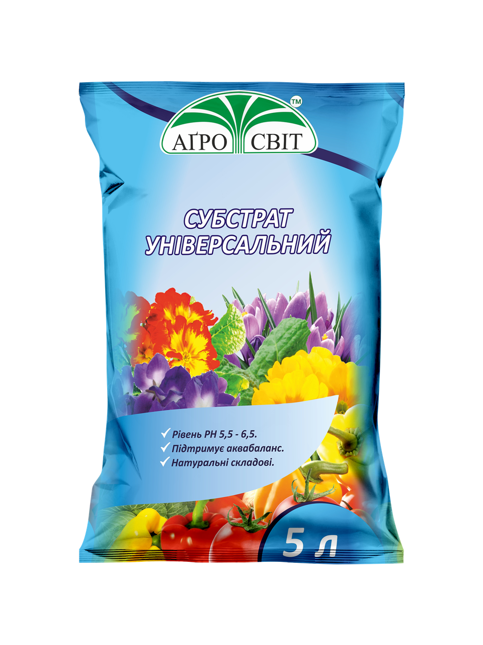 

Субстрат торфяной универсальный 5л
