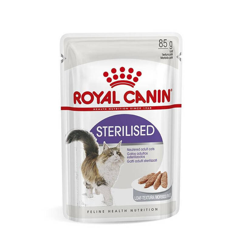 

Влажный корм для котов Royal Canin Sterilised Loaf 85 г Акция