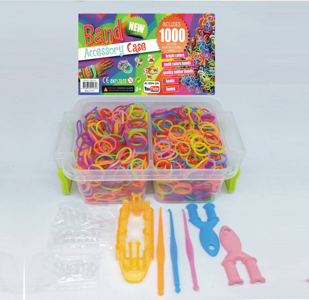 

Резинки для плетения браслетов набор Миксбокс 1000