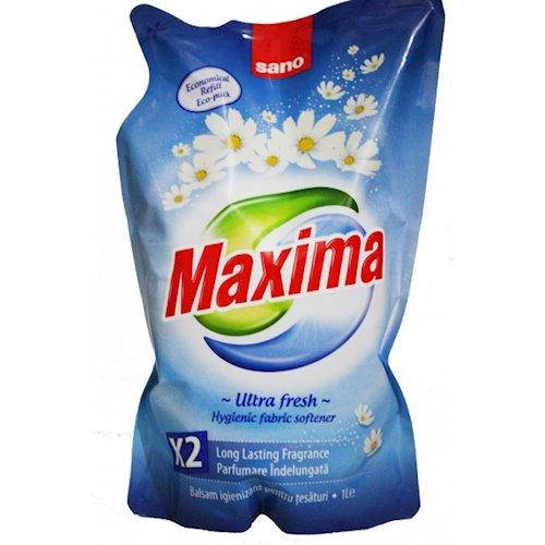 

Sano Maxima Ultra fresh гигиенический смягчитель белья екопак 1 л