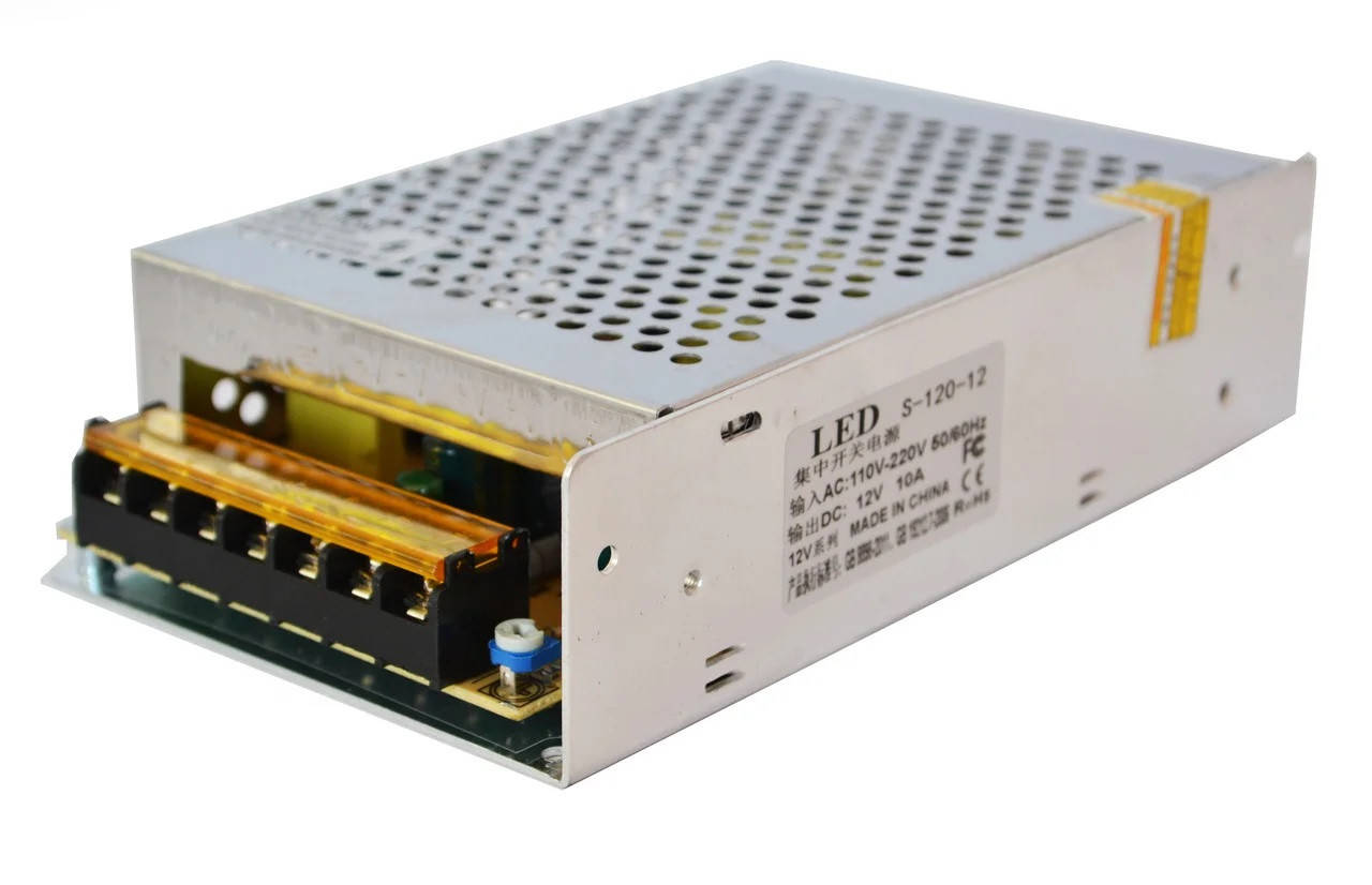 

Блок питания адаптер RIAS S-120-12 12V 10A 120W Металл (4_00267)
