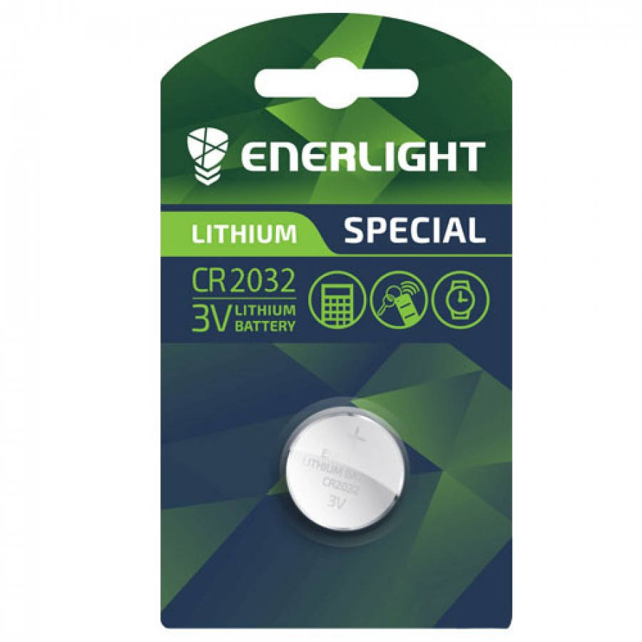 

Дисковая батарейка Enerlight Lithium CR2032 (220mAh)