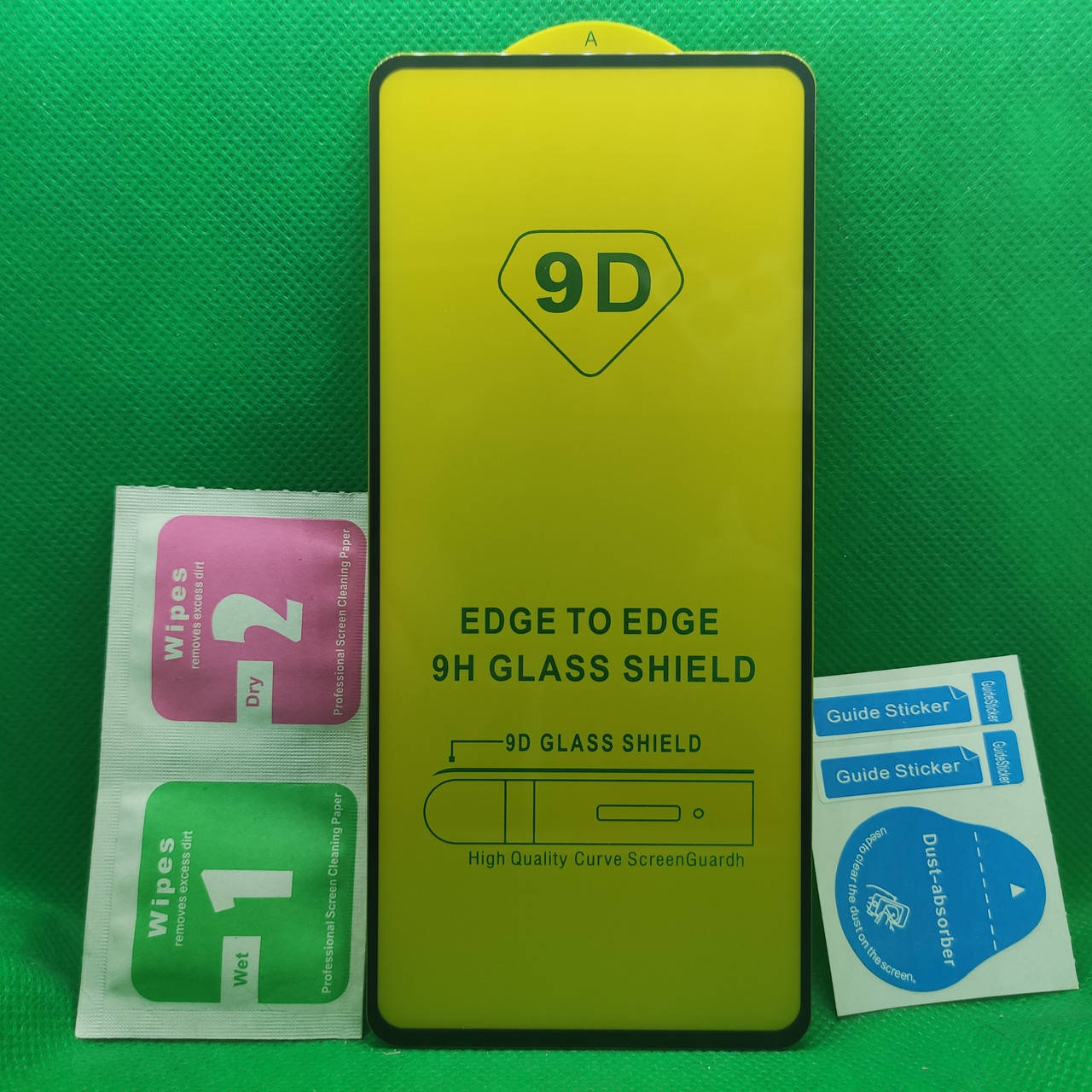 

Защитное стекло для Xiaomi Poco F3 Full Glue 9D 9H на весь экран телефона клей по всей поверхности, Черный