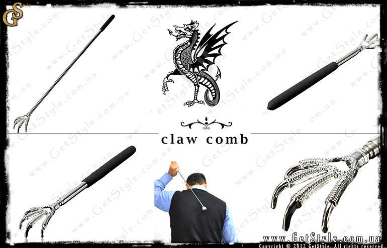 

Чесалка для спины Сlaw Сomb коготь дракона