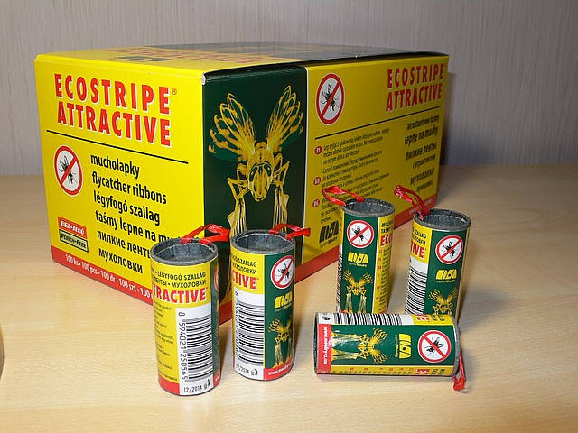 

Липкая лента (липучка) от мух Экострайп ECOSTRIPE ATTRACTIVE с аттрактантом ( Чехия)