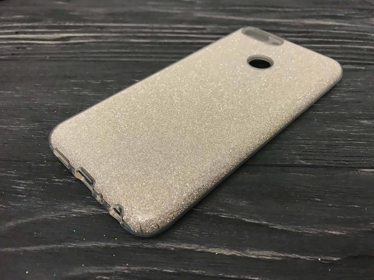 

Переливающийся TPU чехол Sonic для Huawei P Smart (5 цветов) серебристый