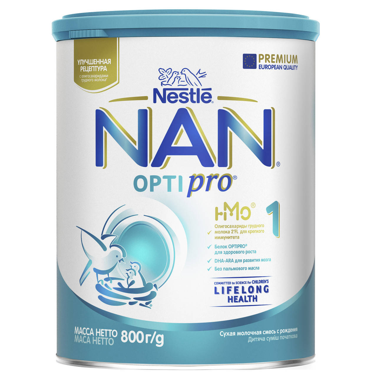 

NAN 1 OPTIPRO® Сухая молочная смесь для детей с рождения, 800 г
