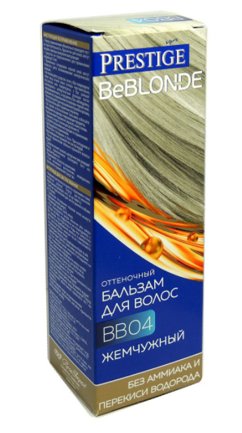 

Оттеночный бальзам для волос Vip’s Prestige BeBlond BB 04 жемчужный