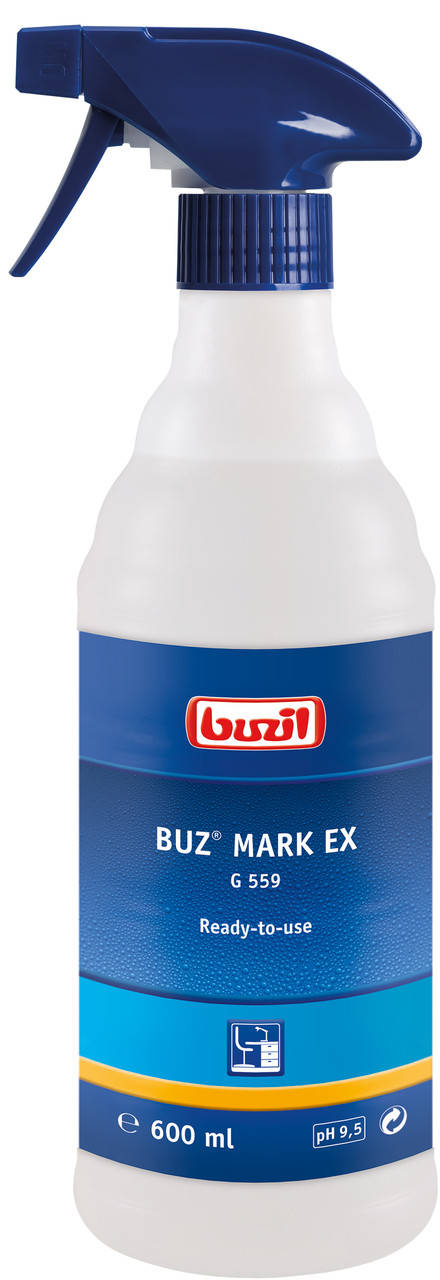 

Buzil Mark Ex G 559 очиститель для поверхностей и пластика, 600 мл