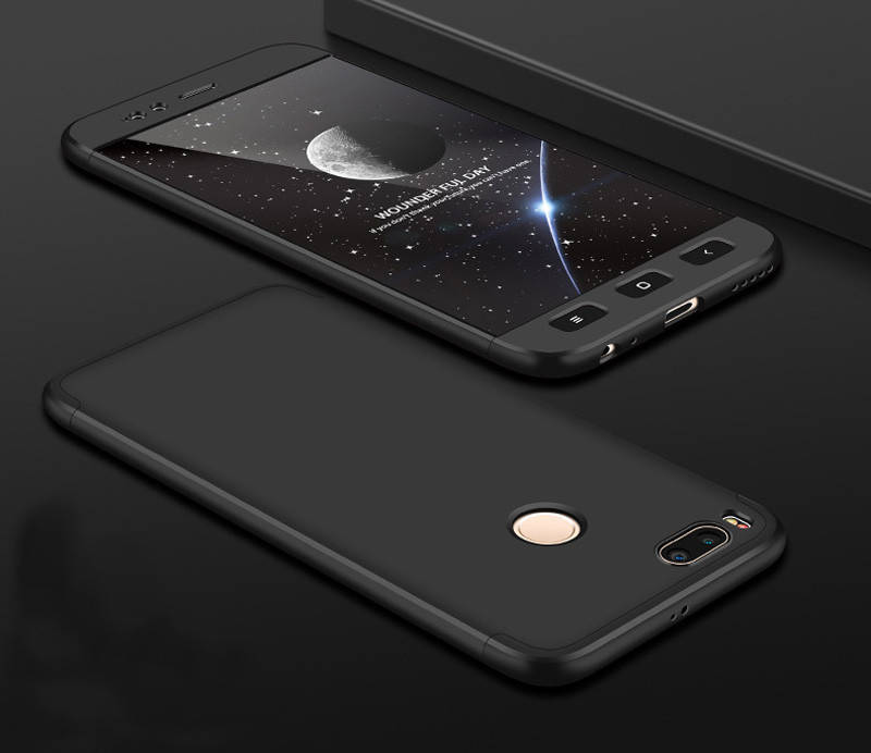 

Чехол GKK 360 для Xiaomi mi A1 / mi 5x Бампер Black, Черный