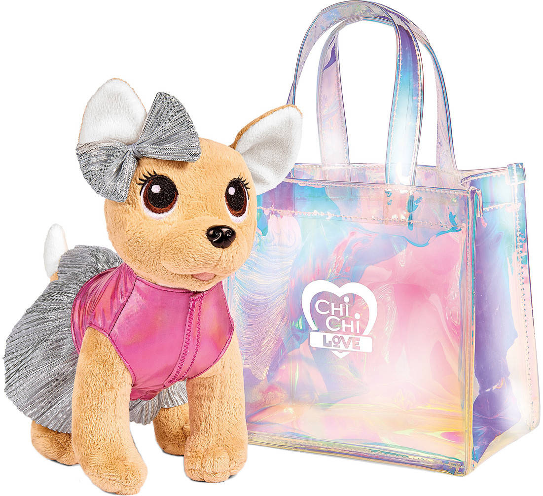 

Собачка Simba Toys Chi Chi Love Чихуахуа Fashion Shimmer с голографической сумочкой (5893432), Бежевый