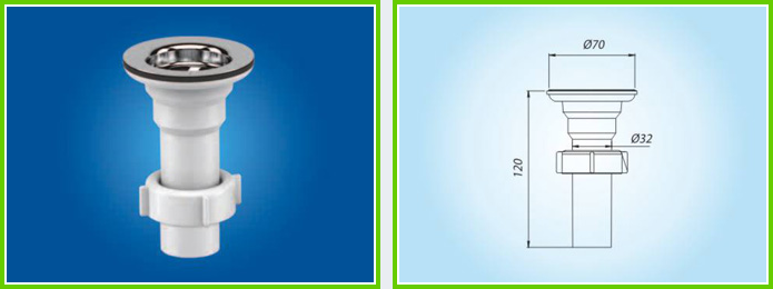 

Сифон «Универсал» У0100.3100, Белый