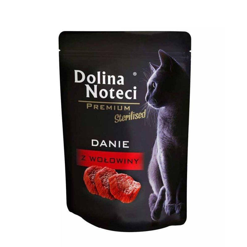 

Dolina Noteci Premium Danie sterilized влажный корм для стерилизованых кошек с говядиной (пауч) 85г