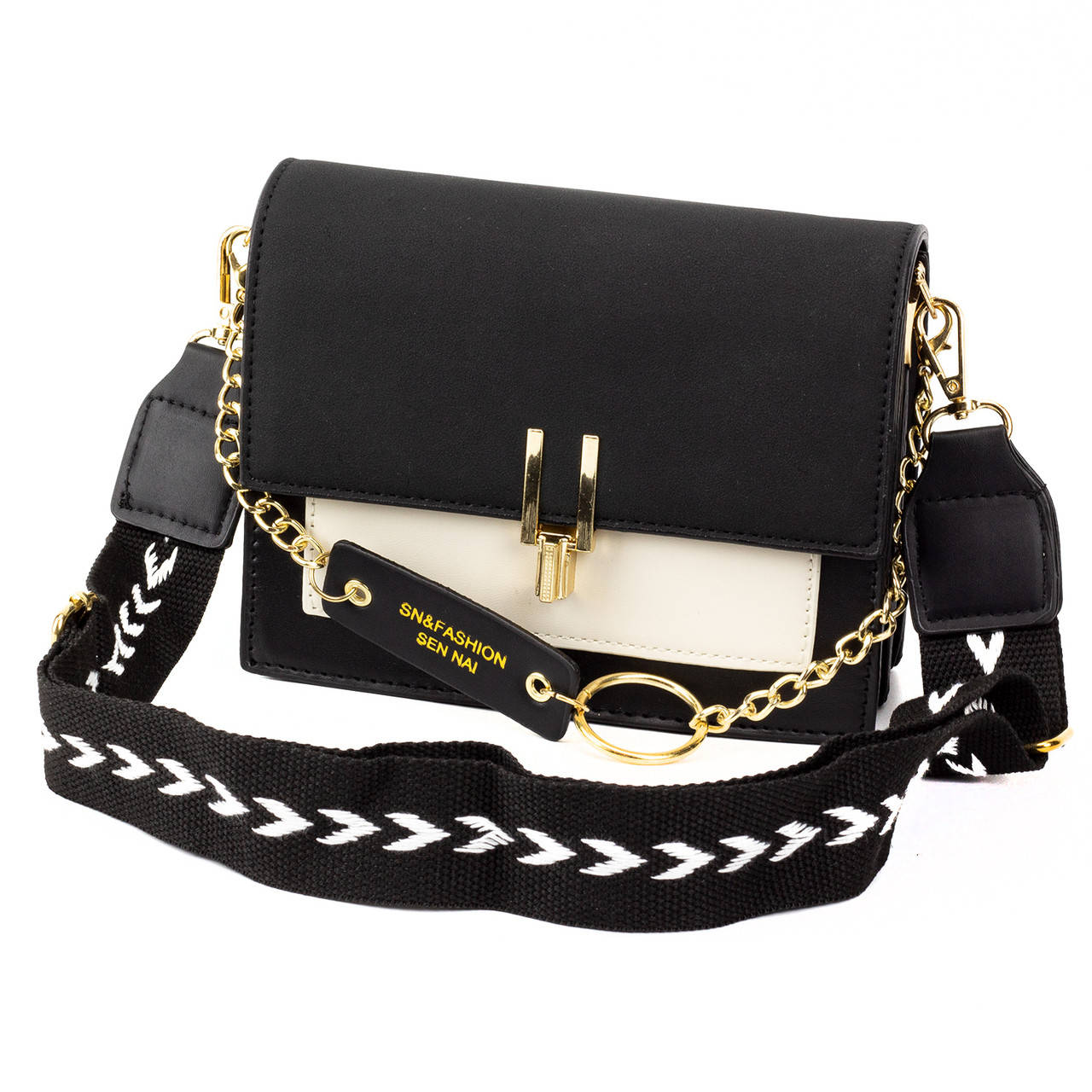 

Женская небольшая сумка Corze AB13010, черная, Черный