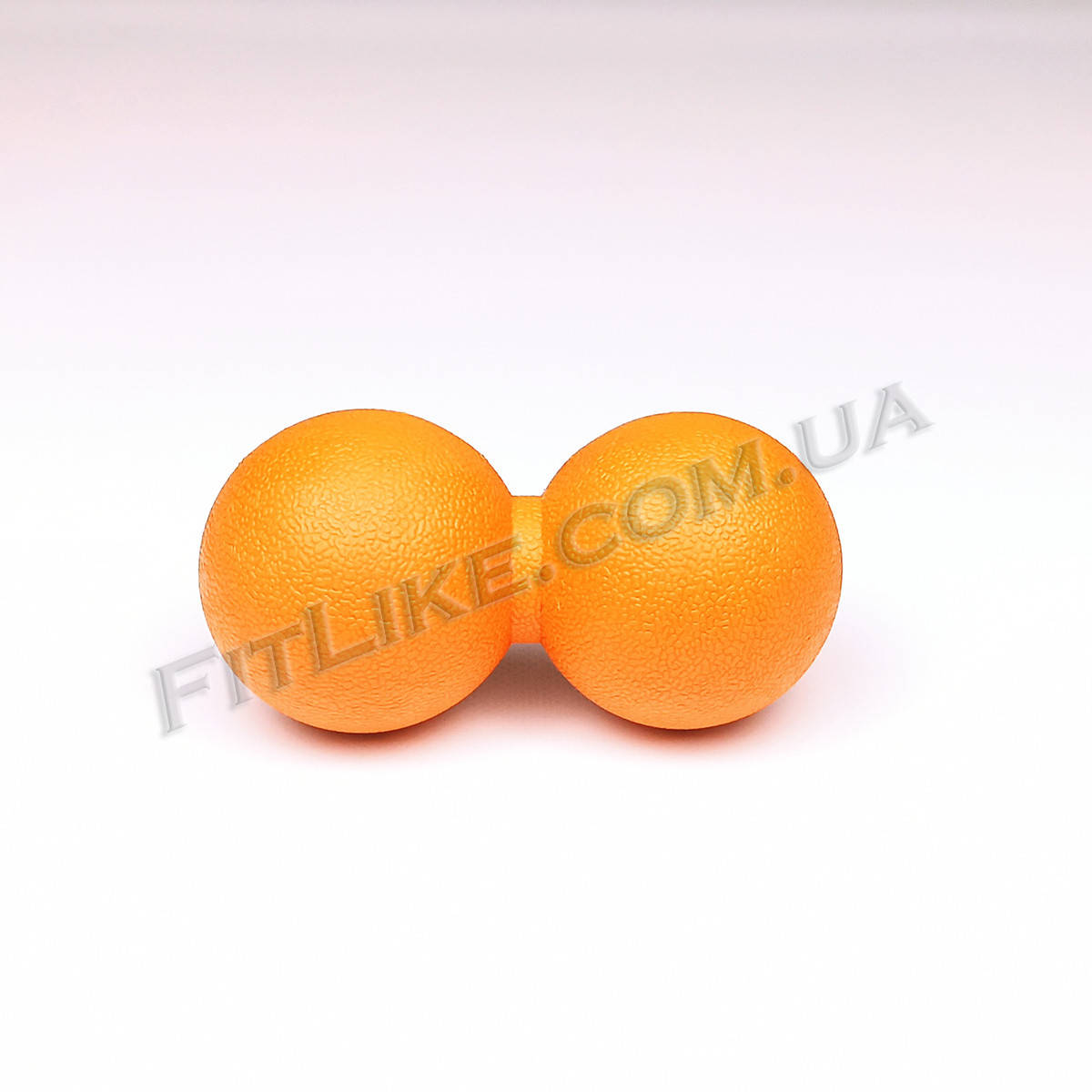 

Мяч двойной 13 x 6 см каучуковый для миофасциального релиза DuoBall (массажер для спины, шеи) Оранжевый