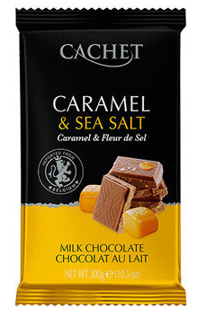 

Шоколад Cachet Caramel & Sea Salt карамель+морская соль 300 г