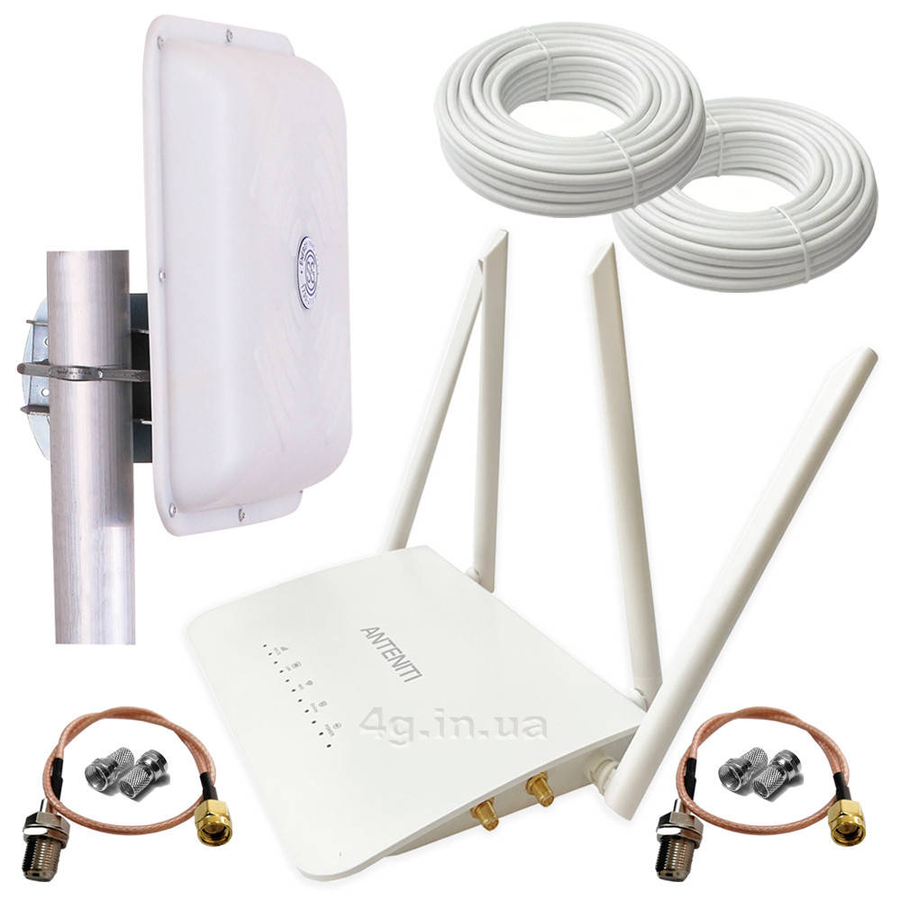 

4G Интернет комплект для частного дома с роутером ANTENITI B535 до 150 Мбит/c