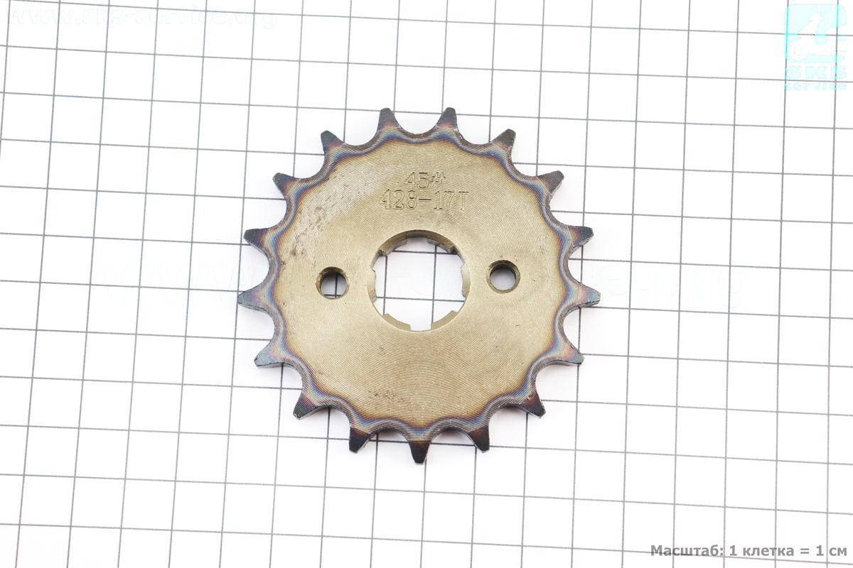 

Звезда передняя CG/CB-428H-17T "каленая" (321323)