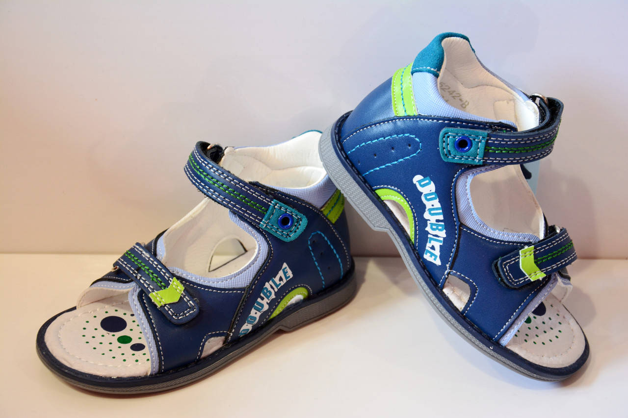 

Босоножки кожаные ТМ Tom.m для мальчика, 21 (13,4 см), 22 (14,1 см), 23 (14,6 см) 23, Синий