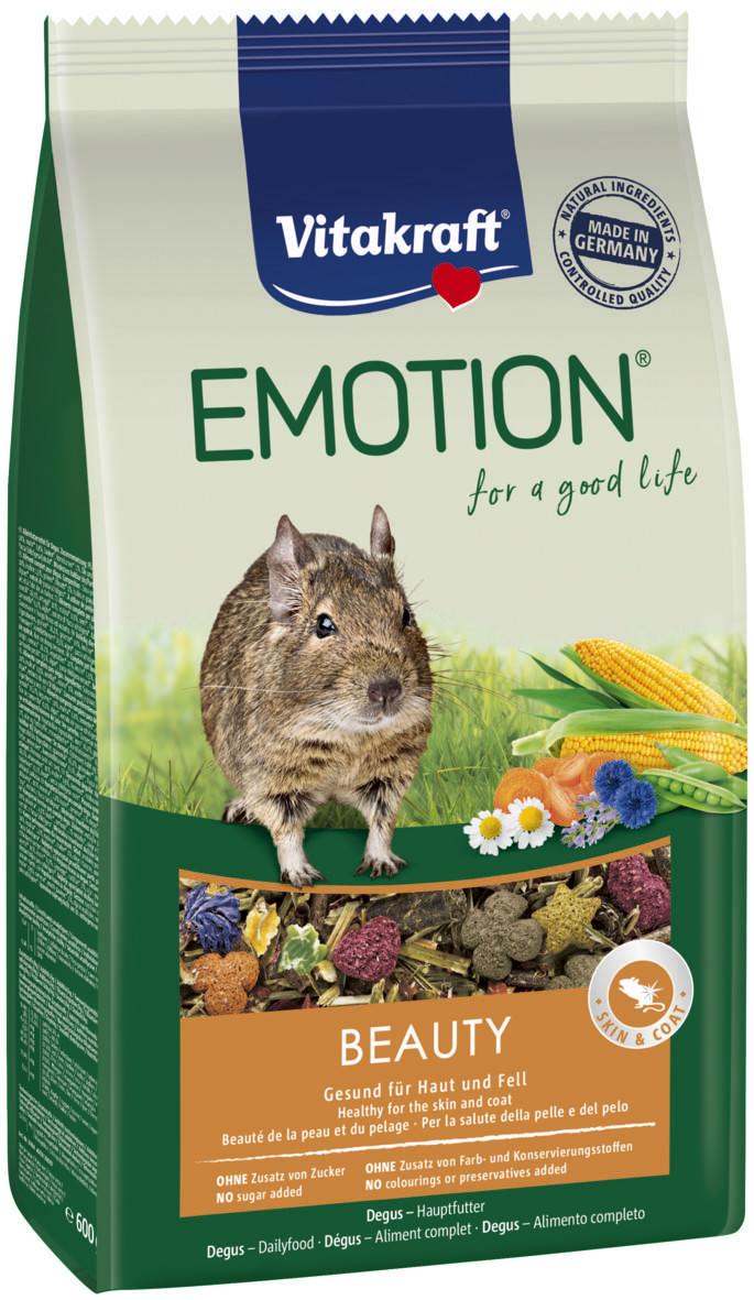 

Vitakraft Emotion Beauty Selection для дегу 600 г (для шкіри та шерсті)