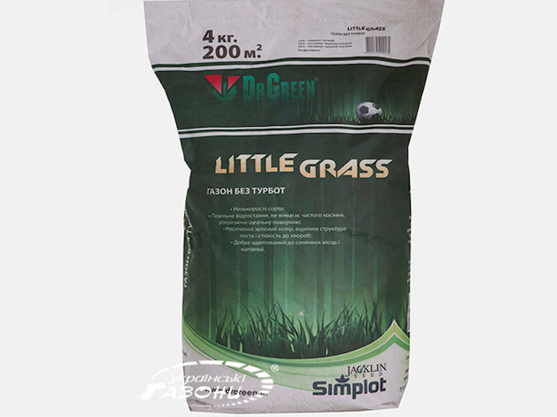 

Газонная трава Little Grass Dr. Green Jacklin Seed 4 кг, Зелёный