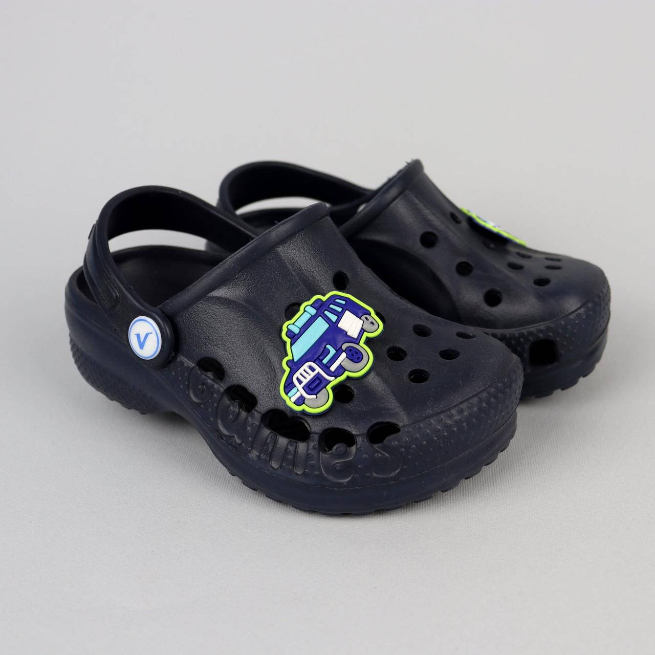 

Детские кроксы пляжная обувь тм Виталия Crocs р.24-25,28-29,29-30, Черный