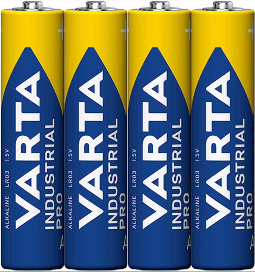 

Батарейка щелочная Varta Industrial PRO 4003, AAA/(L)R03), шринк 4шт