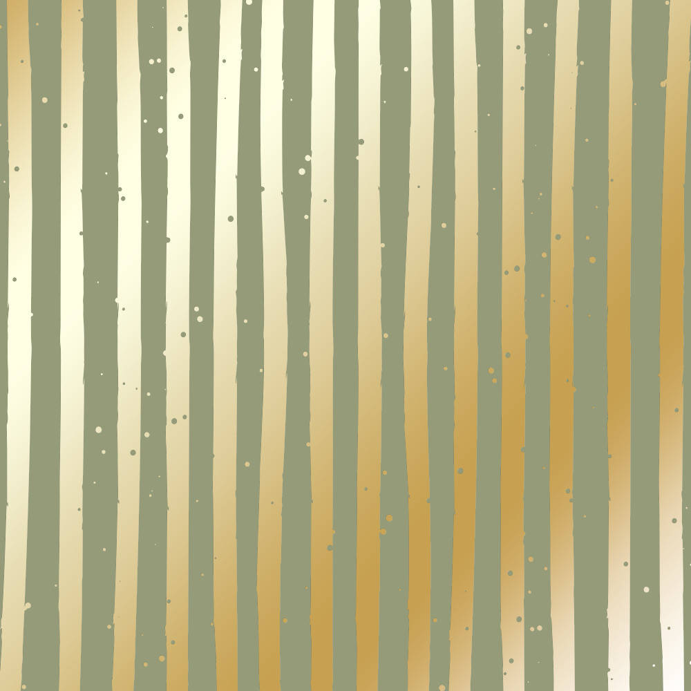 

Папір односторонній з фольгуванням - Golden Stripes Olive - Fabrika Decoru - 30x30
