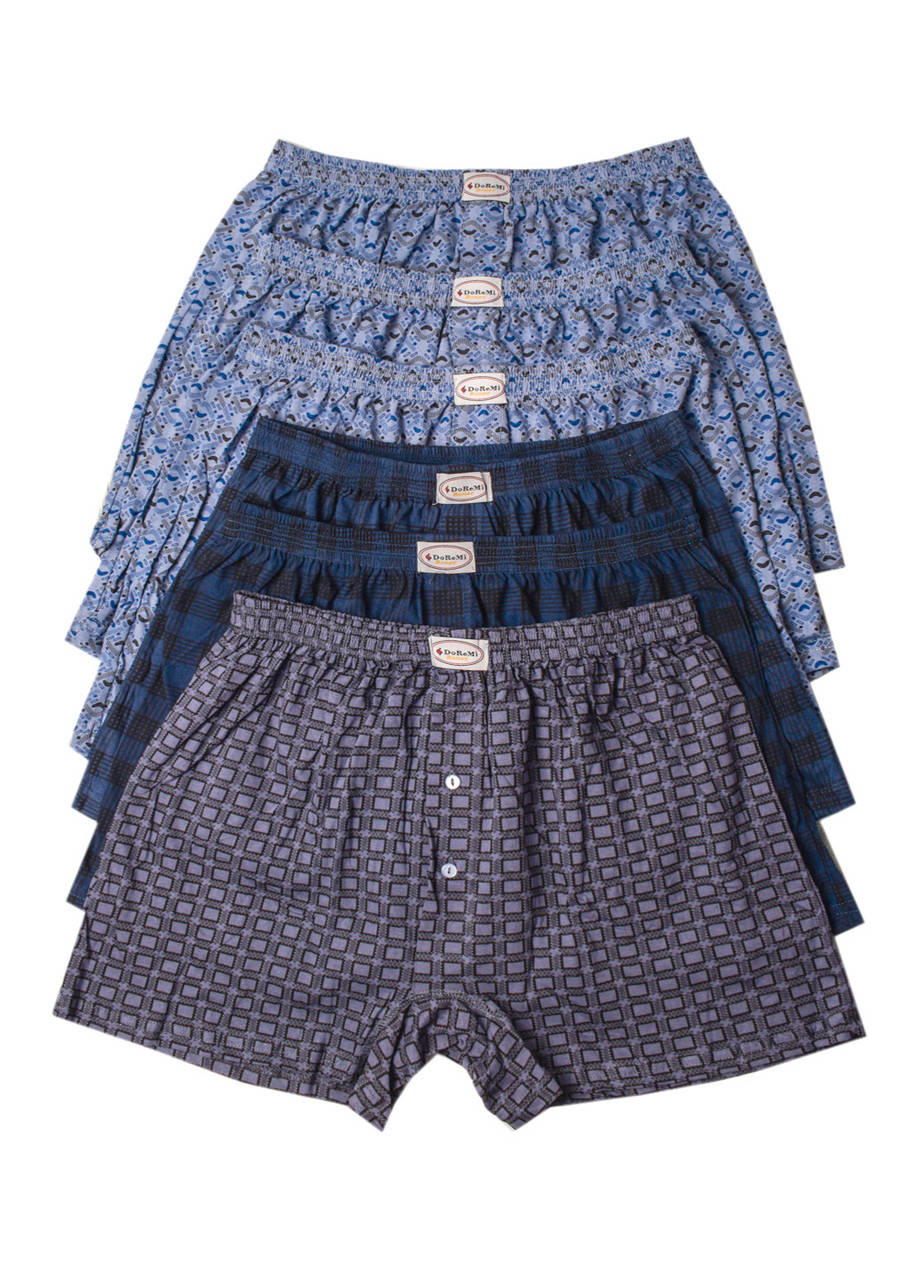 

Трусы мужские семейные DoReMi 312-4. Size 6. Размер 54-56. Упаковка 6 шт.