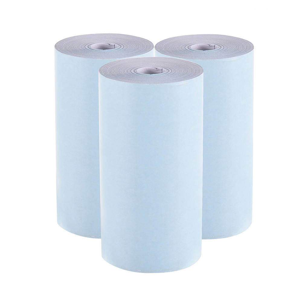 

Рулон бумаги для мобильного портативного термопринтера Peripage 57x30 мм голубой