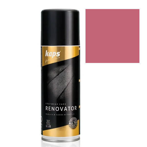 

Спрей краска для замшы и нубука Kaps Renovator 200 ml 160 Розовый