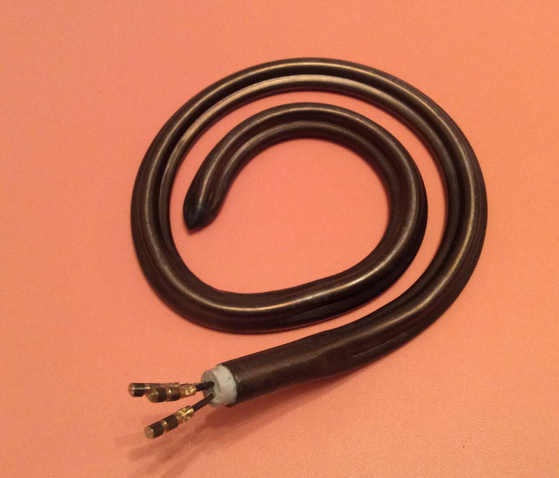 

Тэн трубчатый 1кВт / 220В для электроплит "Мечта", "Злата" (нержавейка) Украина