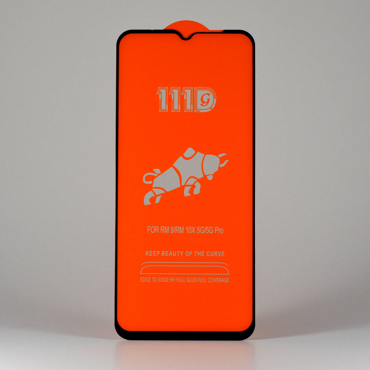 

Защитное премиум стекло на Xiaomi Redmi 9 111D клеевой слой по всей поверхности, Черный