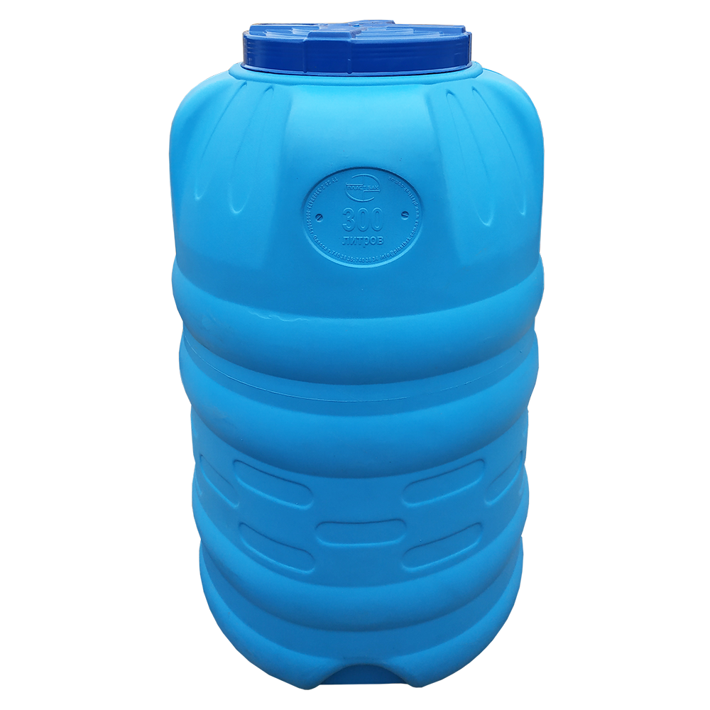 

Емкость пластиковая 300л узкая, трехслойная, пищевая Рото Европласт, Синий