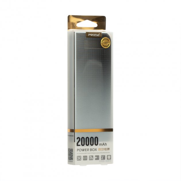 

Мощный павербанк Power bank Remax Proda 20000 mAh!(обмена-возврата нет)только проверка на почте!