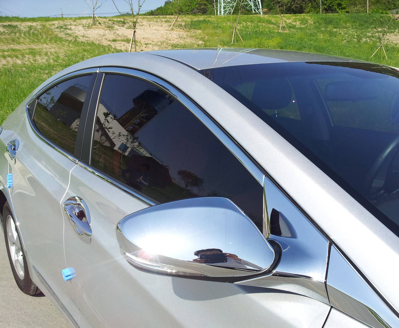 

Хром накладки на зеркала с повторителем Hyundai Elantra MD 2010-2015