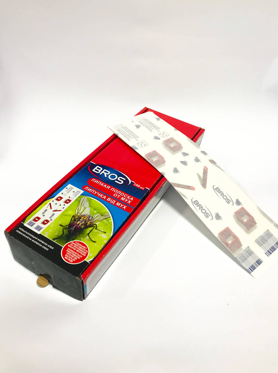 

BROS-Липка пастка від мух на підвіконня плоска (Брос)