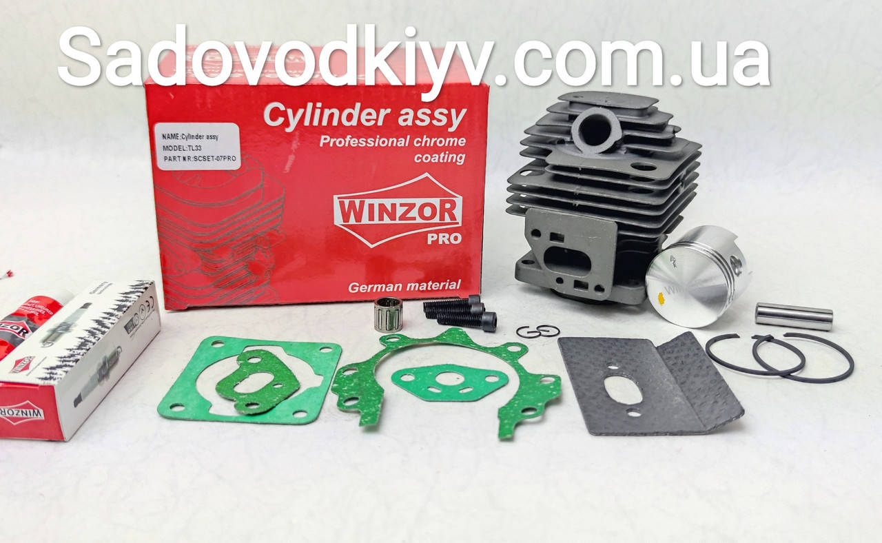 

Поршневая группа для бензокосы TL33-36F WINZOR CHROME PRO ORIGINAL D.36 мм