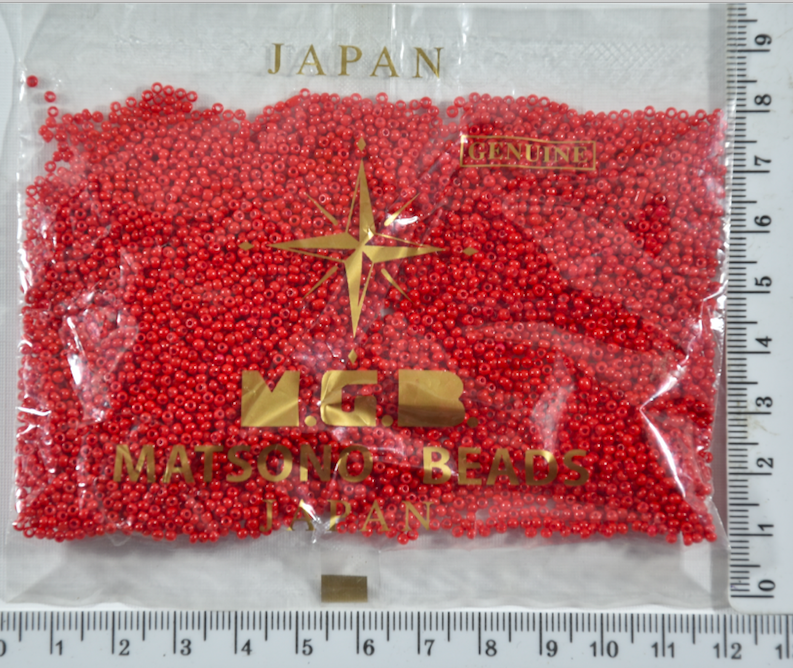 

Бисер №11/0 "MATSUNO"-Япония(50гр) №Х20 красн уп=1шт