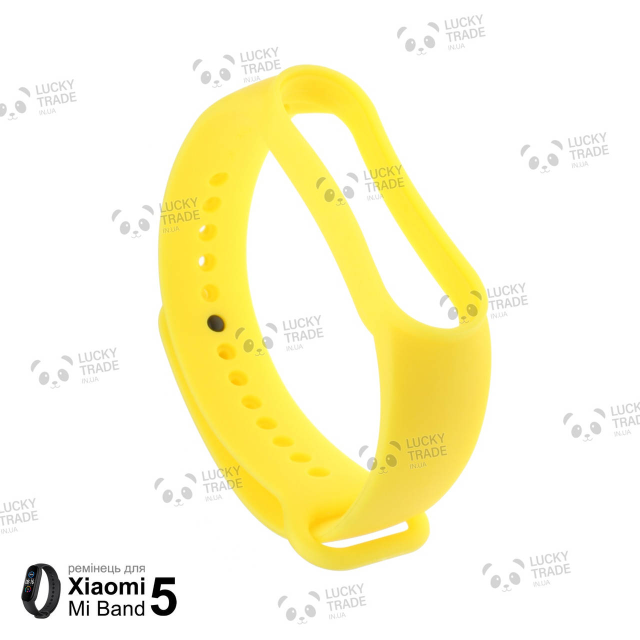 

Ремешок Xiaomi Mi Band 5 MiJobs силиконовый однотонный браслет для фитнес-трекера Желтый [1433]