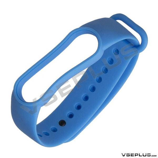 

Ремешок Xiaomi Mi Band 5, Silicone Band, синий
