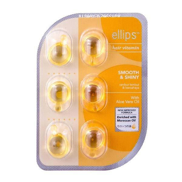 

Витамины для волос Ellips Hair Treatment 6шт Роскошное сияние (Smooth & Shiny)