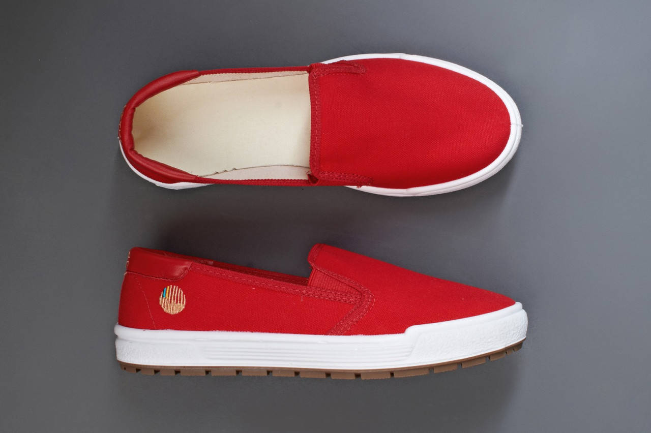 

Мокасины женские ROXY красные