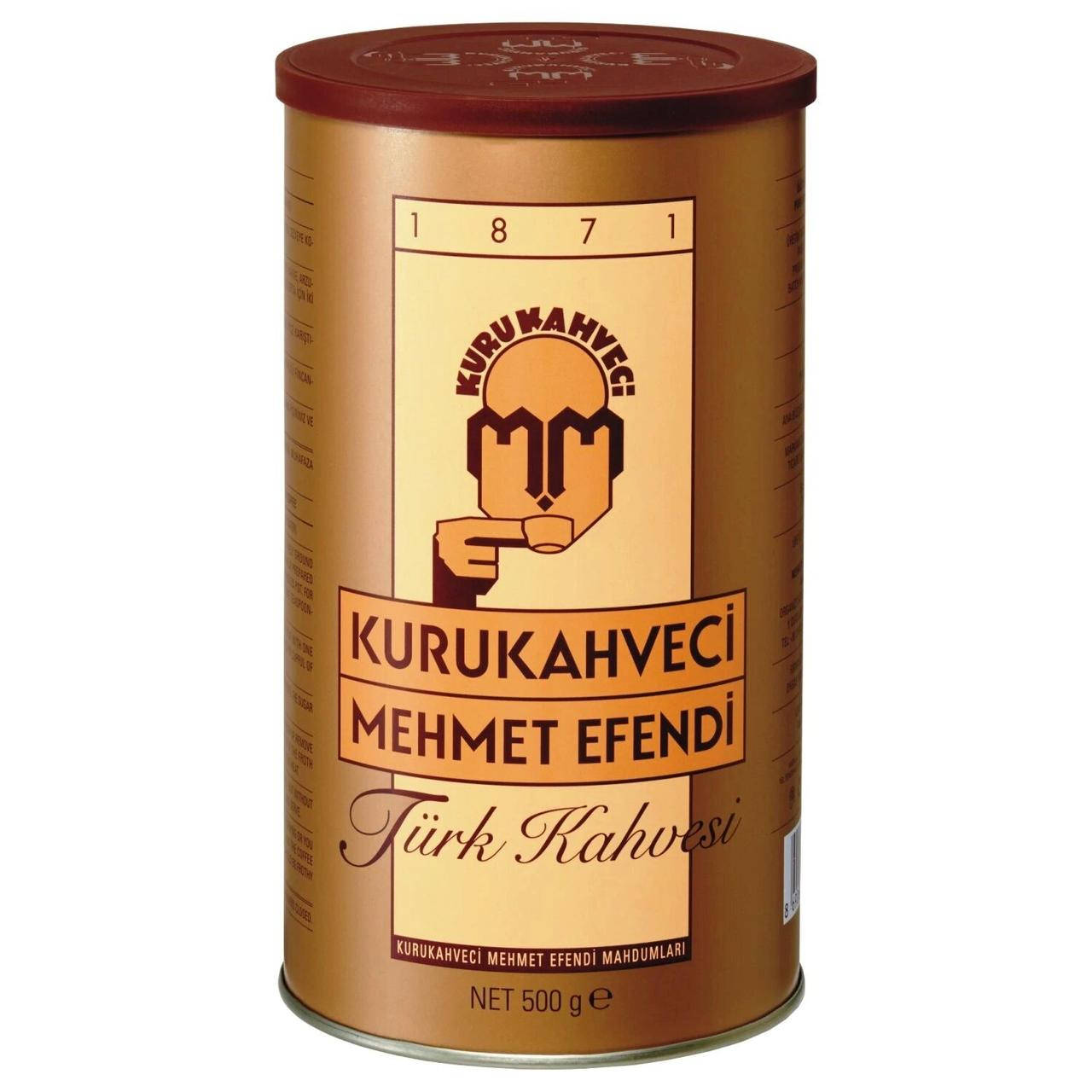 

Кофе молотый Kurukahveci Mehmet Efendi 500 г оригинал, Мехмед Эфенди